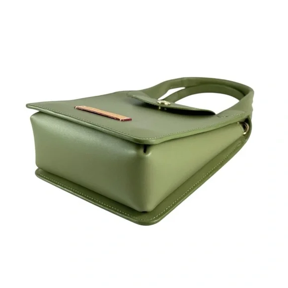 Longchamp Green Extra Small Leather Le Pliage Du Jardinier Bag